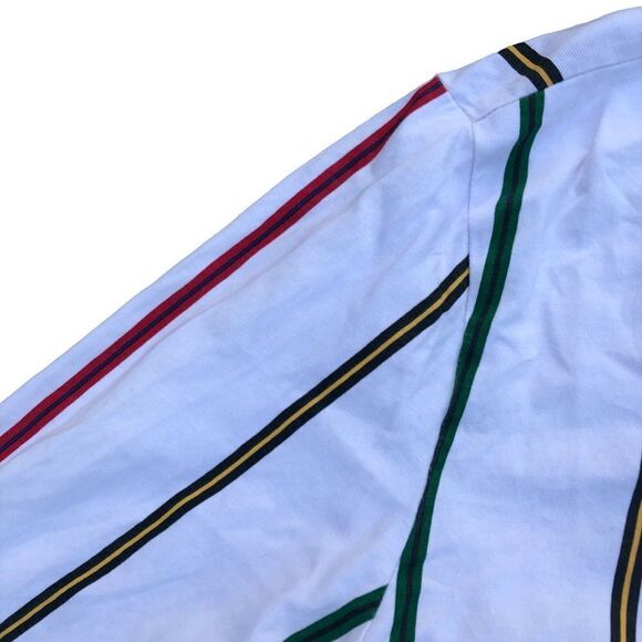 STRIPED Guess Shirt Guess Los Angeles White Medium Vertical - Picture 7 of 7